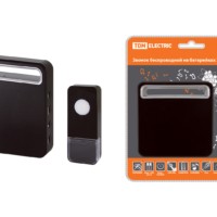 Звонок беспроводной на батарейках ЗББ-11/М3-36М (36 мелодий, кнопка IP44, 2х1,5В АА, многокодовый) TDM