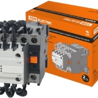 Контактор для коммутации конденсаторных батарей 60кВАр, КМНК-60-230.Б 2НО;1НЗ TDM