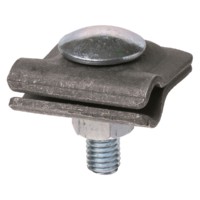 Зажим соединительный универсальный 1-о болтовой 30х30мм прут-прут Ø6-16мм термодиффузия TDM