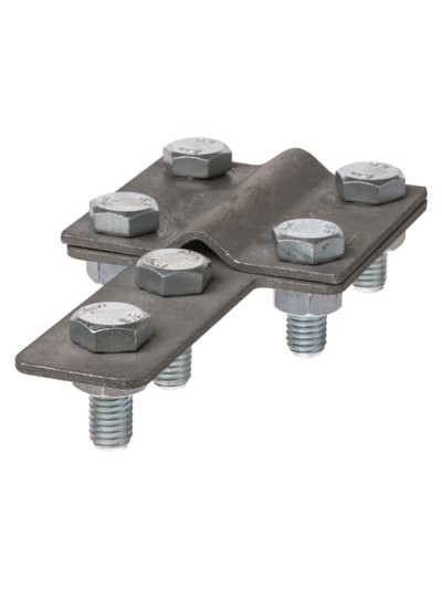 Зажим контрольный полоса-прут  полоса 40х4 – прут Ø6-10мм термодиффузия TDM