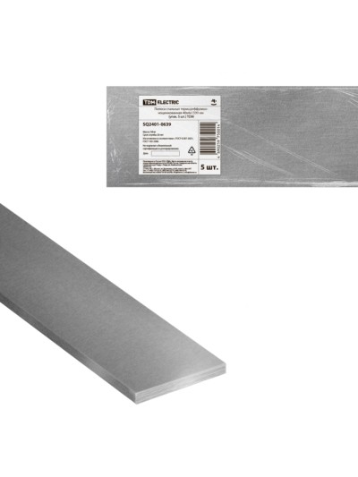 Полоса стальная термодиффузионноцинкованная 40х4х1500мм 5шт/уп TDM