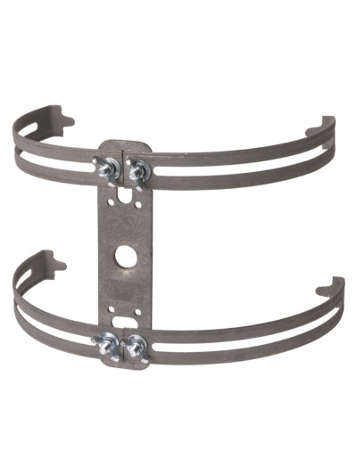 Крепление молниеприемного стержня до 2 м регулируемое для круглого конька ДМР16.ТД М16 термодиффузия TDM