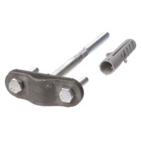 Крепление молниеприемника к стене с дюбелем длина 250мм Ø16-20мм гор.цинк. TDM