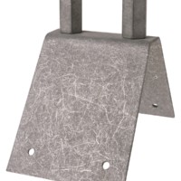 Крепление молниеприемного стержня до 2 м для острого конька М16 термодиффузия TDM