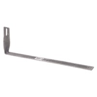 Держатель угловой под черепицу для прута Ø6-10мм с поворотом 90° стальной крюк основание 330мм гор. цинк. TDM