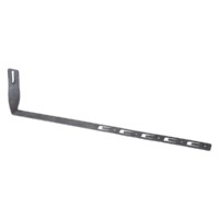 Держатель угловой под черепицу для прута Ø6-10мм с поворотом 90° стальной крюк монтажные петли основание 330мм гор. цинк. TDM