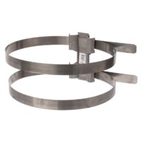 Держатель хомут сдвоенный Ø80-300мм для изоляционной штанги М8 термодиффузия TDM