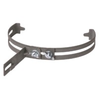 Держатель регулируемый Ø130-240мм на круглый конек для прута Ø6-10мм стальной крюк термодиффузия TDM