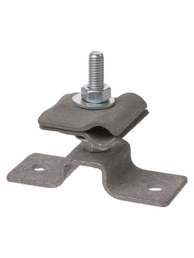 Держатель для гориз. и верт. поверхностей высота 25мм для прута Ø6-10мм стальной зажим термодиффузия TDM