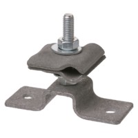 Держатель для гориз. и верт. поверхностей высота со шпилькой 100мм для прута Ø6-10мм стальной зажим термодиффузия TDM