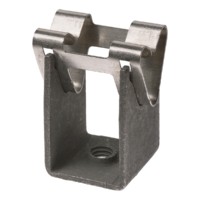 Держатель для гориз. и верт. поверхностей стальной фиксатор для прута Ø8мм высота 35мм гор. цинк. TDM