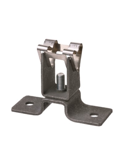 Держатель для гориз. и верт. поверхностей стальной фиксатор для прута Ø8мм высота 45мм гор. цинк. TDM