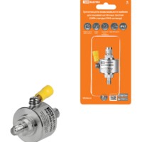 Грозозащита коаксиального кабеля для ВЧ систем SMA-гнездо/SMA-штекер 50 Ом DC-6 ГГц 200Вт с заземляющим наконечником IP67 TDM