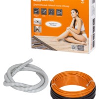 Двухжильный теплый пол в стяжку “ПРОФИ” 5 м 110Вт S укладки 0,65-1,1 м² TDM