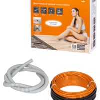 Двухжильный теплый пол в стяжку “ПРОФИ” 41 м 800Вт S укладки 4,7-6,7 м² TDM