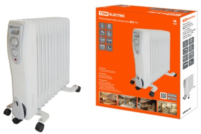 Масляный обогреватель МО-11 2500Вт 11 секций регул. мощн. (850/1650/2500Вт) термостат TDM