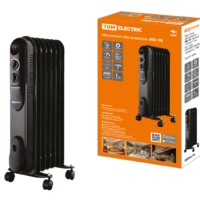 Масляный обогреватель МО-7К чёрный 1500Вт 7 сек рег. мощ. (600/900/1500Вт) термостат TDM