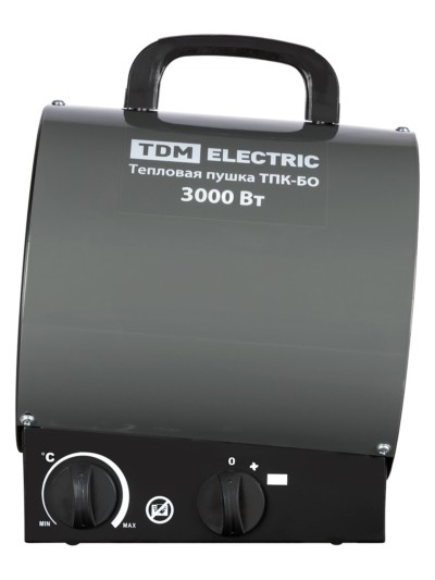 Тепловая пушка ТПК-БО 3кВт круглый корпус терморегулятор TDM — изображение 4