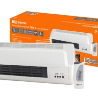 Тепловентилятор ТВН-1 настенный 2000Вт регул. мощн. (1000/2000Вт) таймер пульт ДУ TDM