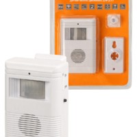 Датчик-звонок (движения) ДЗв-Д-01 (инфракрасный 6 м 32 мелодии 3х1.5 В АА 80 дБ IP20) TDM