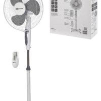 Вентилятор напольный ВП-03 “Тайфун” H1,25 м D40 см 40Вт 230 В пульт ДУ таймер серый TDM