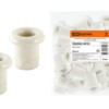 Керамический проходной изолятор для провода белый 25шт/уп TDM