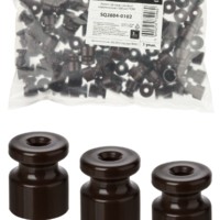 Изолятор пластиковый коричневый 100шт/уп TDM