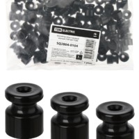 Изолятор пластиковый черный 100шт/уп TDM