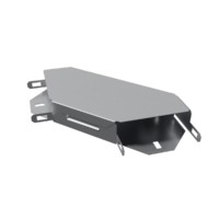 Поворот на 90 град. горизонтальный 35х100мм TDM