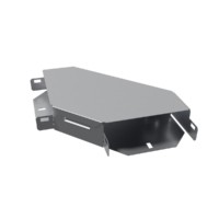 Поворот на 90 град. горизонтальный 50х150мм TDM