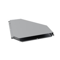 Поворот на 90 град. горизонтальный 50х500мм TDM