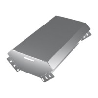 Поворот на 90 град. вертикальный внешний 100х400 TDM