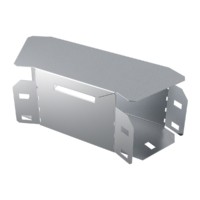 Поворот на 45 град. горизонтальный 80х80мм TDM