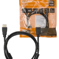 Кабель АВК 3 HDMI – HDMI v2.0 позолоченные контакты с ферритами 1,5 метра TDM
