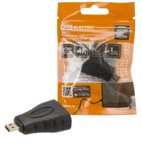 Переходник “АВП 1” штекер micro HDMI – гнездо HDMI позолоченные контакты TDM
