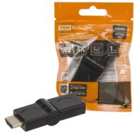 Переходник “АВП 5” штекер HDMI – гнездо HDMI поворотный на 180 градусов позолоченные контакты TDM