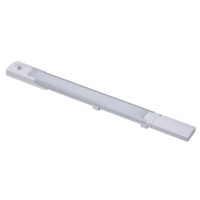 Светильник LED400х37 линейный, 2,5 Вт, акк.Li-Pol 900 mAh, датчик движ. и освещ, USB, TDM