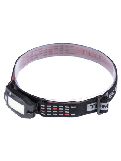 Фонарь «Налобный 11» аккумуляторный, 3+2 Вт 2 светодиода COB, Li-Ion 3,7 В 0,5 А*ч, USB, сенсор,  TDM