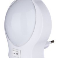 Ночник “Овал” с выключателем, белый, 0,5 Вт, 220 В TDM