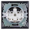Розетка 2П+З 16А 250В IP44 с крышкой старинное серебро "Лама" TDM