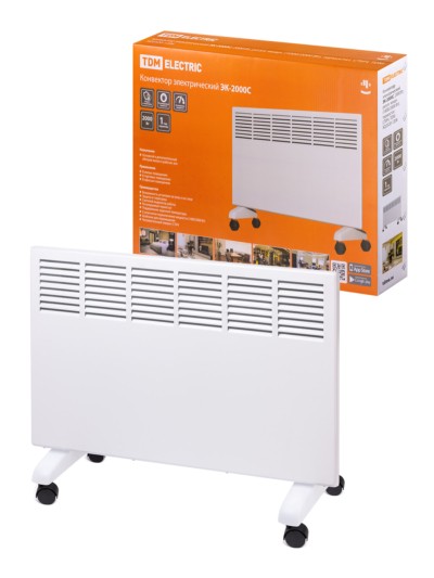 Конвектор электрический ЭК-2000С 2000Вт регул. мощн. (1000/2000Вт) термостат СТИЧ TDM