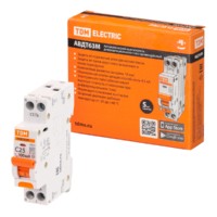 Выключатель АВДТ одномодульный 63М 2P(1P+N) C25 100мА 4,5кА тип АС TDM