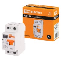 Устройство защитного отключения ВД1-63 2Р 63А 100мА TDM