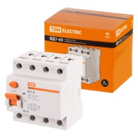 Устройство защитного отключения ВД1-63 4Р 63А 300мА TDM