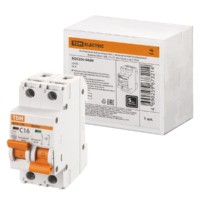 Выключатель ВА с механической блокировкой (байпас) 1Р+1Р 16А 4,5кА х-ка C TDM