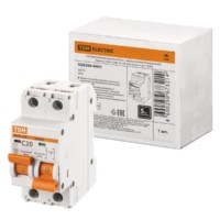 Выключатель ВА с механической блокировкой (байпас) 1Р+1Р 20А 4,5кА х-ка C TDM