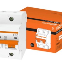 Авт. выкл. ВА47-100 2Р 80А 10кА  х-ка С TDM