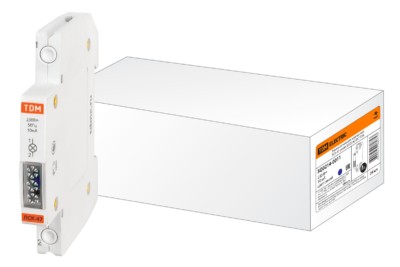 Лампа сигнальная компактная ЛСК 47 синяя LED AC/DC TDM