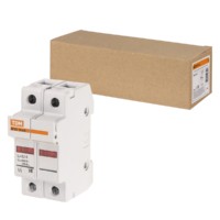 Держатель плавких вставок ДПВ2 10х38 2П TDM