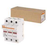 Держатель плавких вставок ДПВ2 10х38 3П TDM